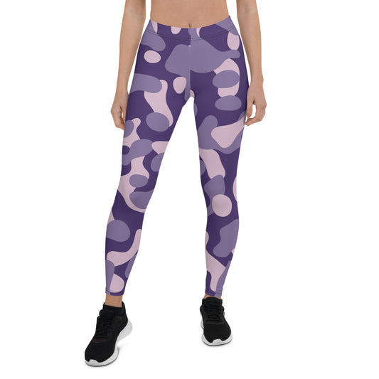 Women's Purple Camo Leggings