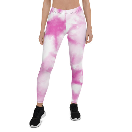 Women's Pink Smoke Leggings