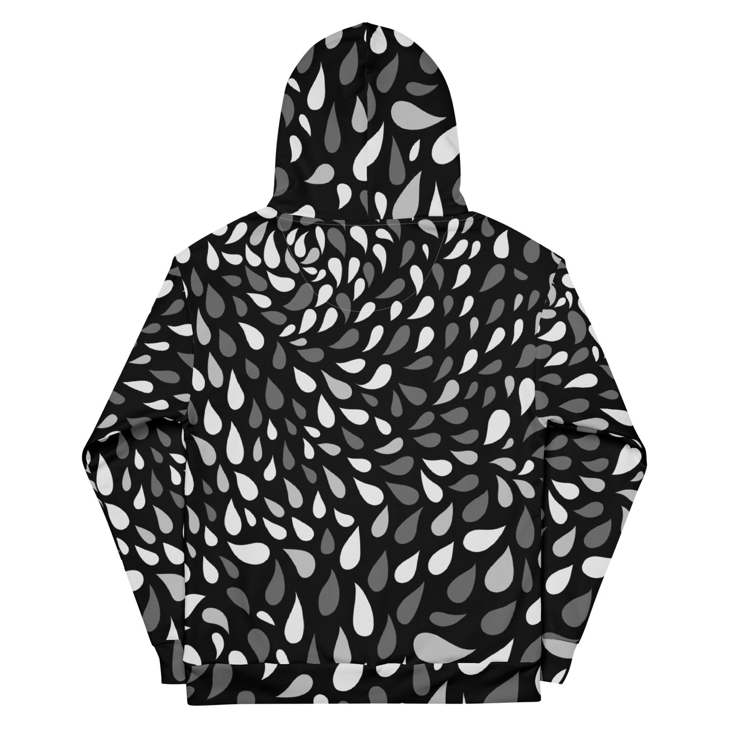 White Raindrops Hoodie