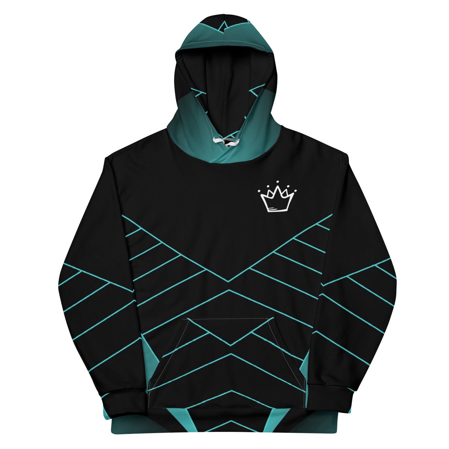 Teal Racer Hoodie