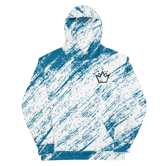 Blue Jagged Hoodie