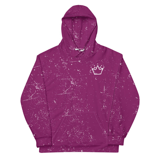 Maroon Splatter Hoodie