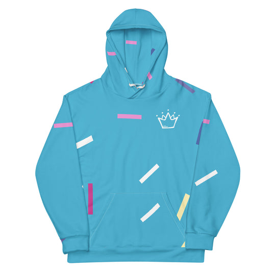 Blue Confetti Hoodie