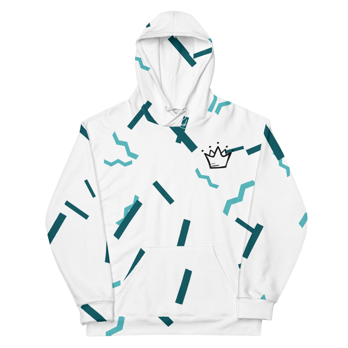 White Confetti Hoodie