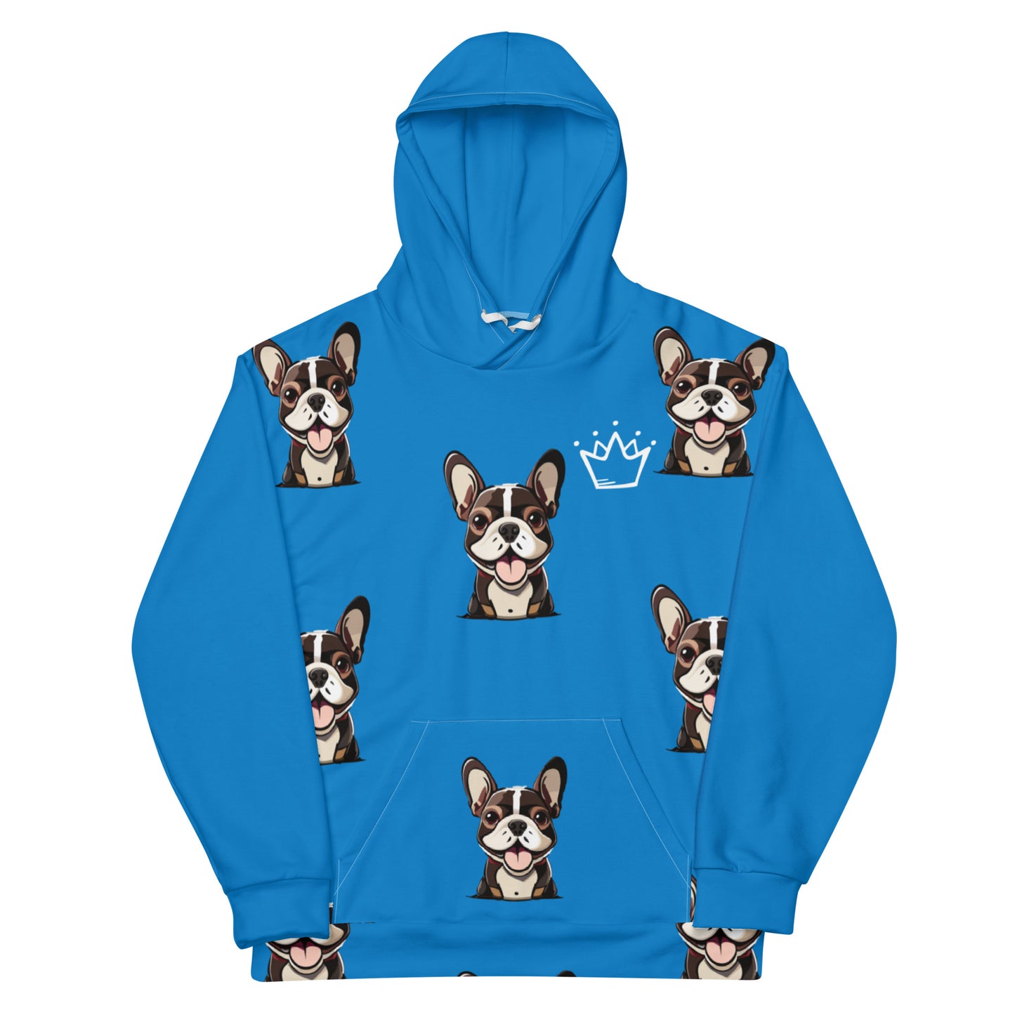 Frenchie Hoodie - Blue