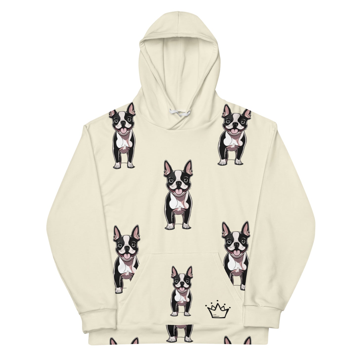 Boston Hoodie - Apricot White Hoodie