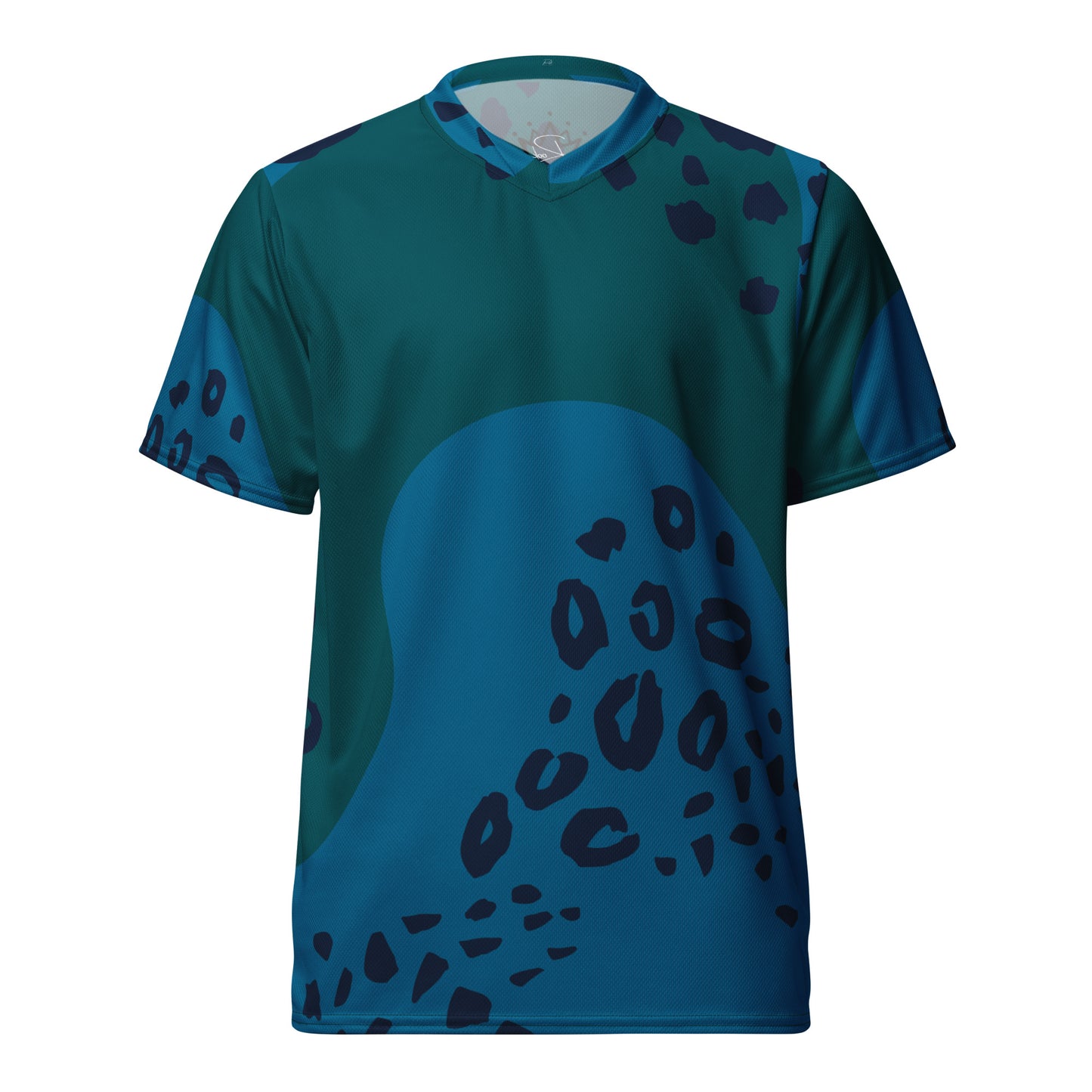 Blue Leopard Jersey