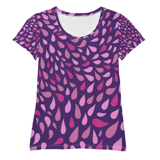 Women's Purple Raindrops Jersey