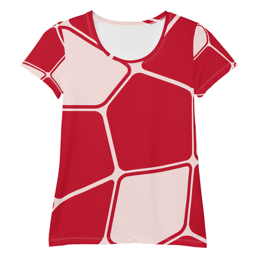 Women's Red Shapes Jersey