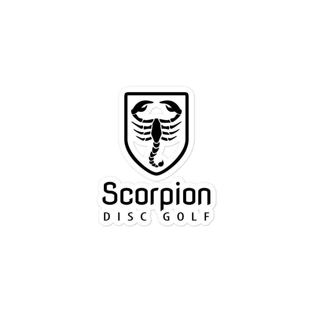 Scorpion Disc Golf Stickers