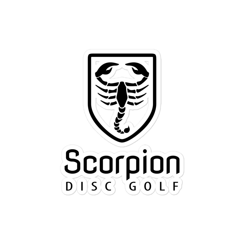 Scorpion Disc Golf Stickers