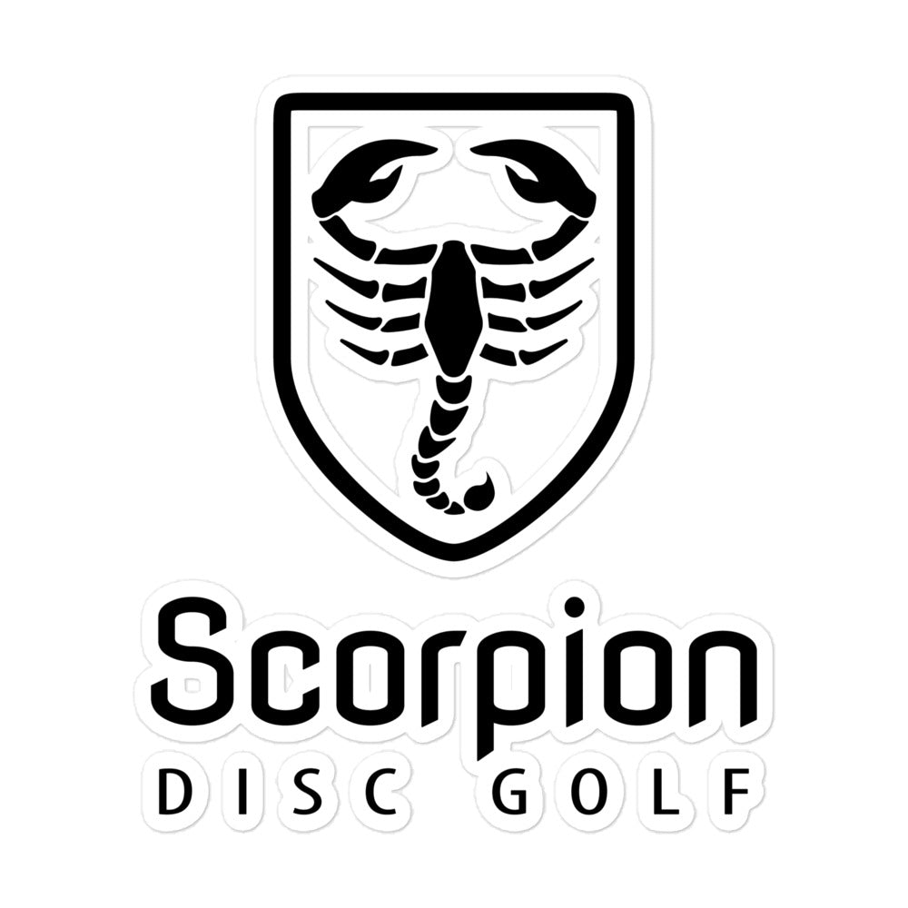 Scorpion Disc Golf Stickers