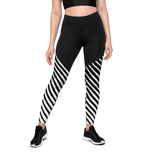 Women's Stripes Sports Leggings