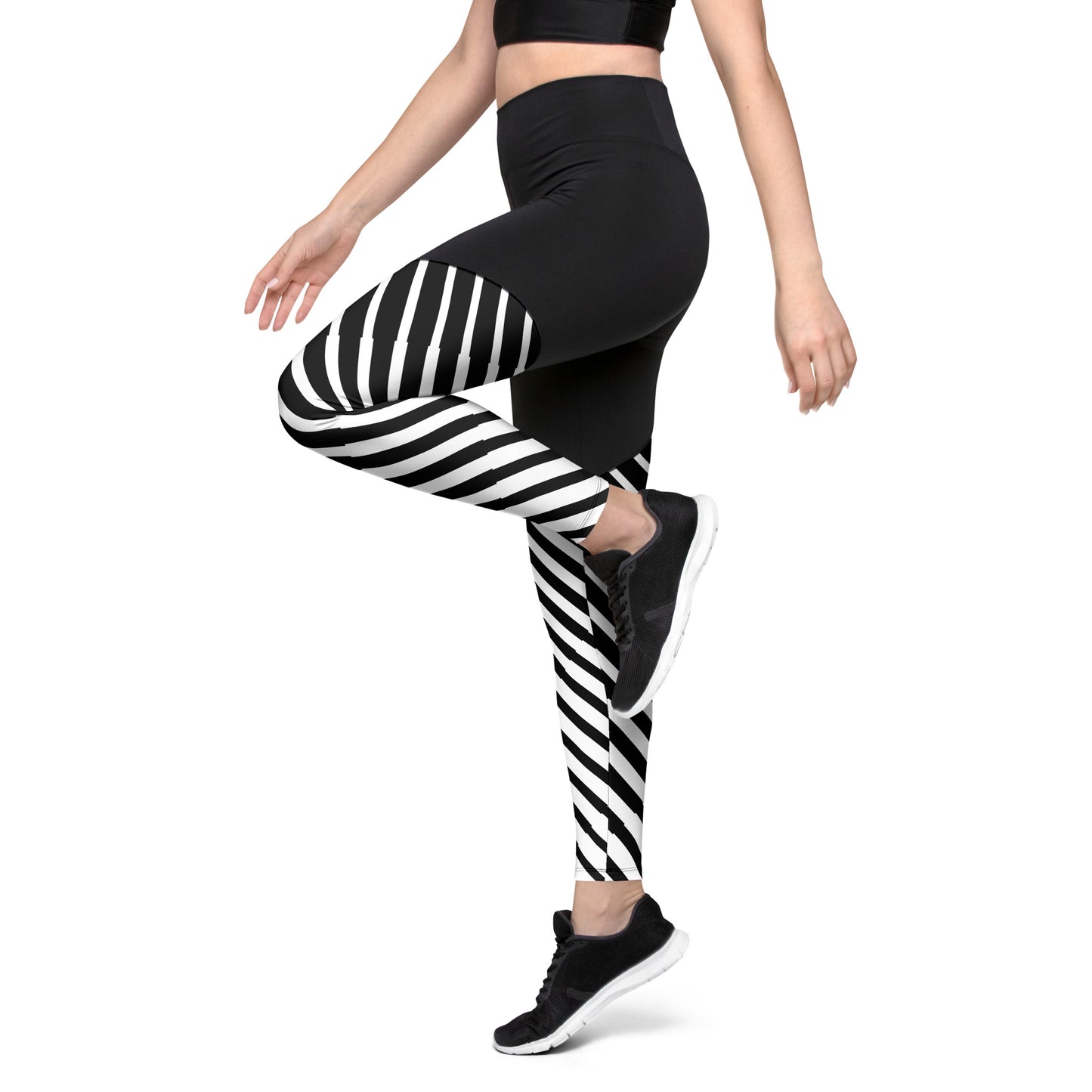 Women's Stripes Sports Leggings