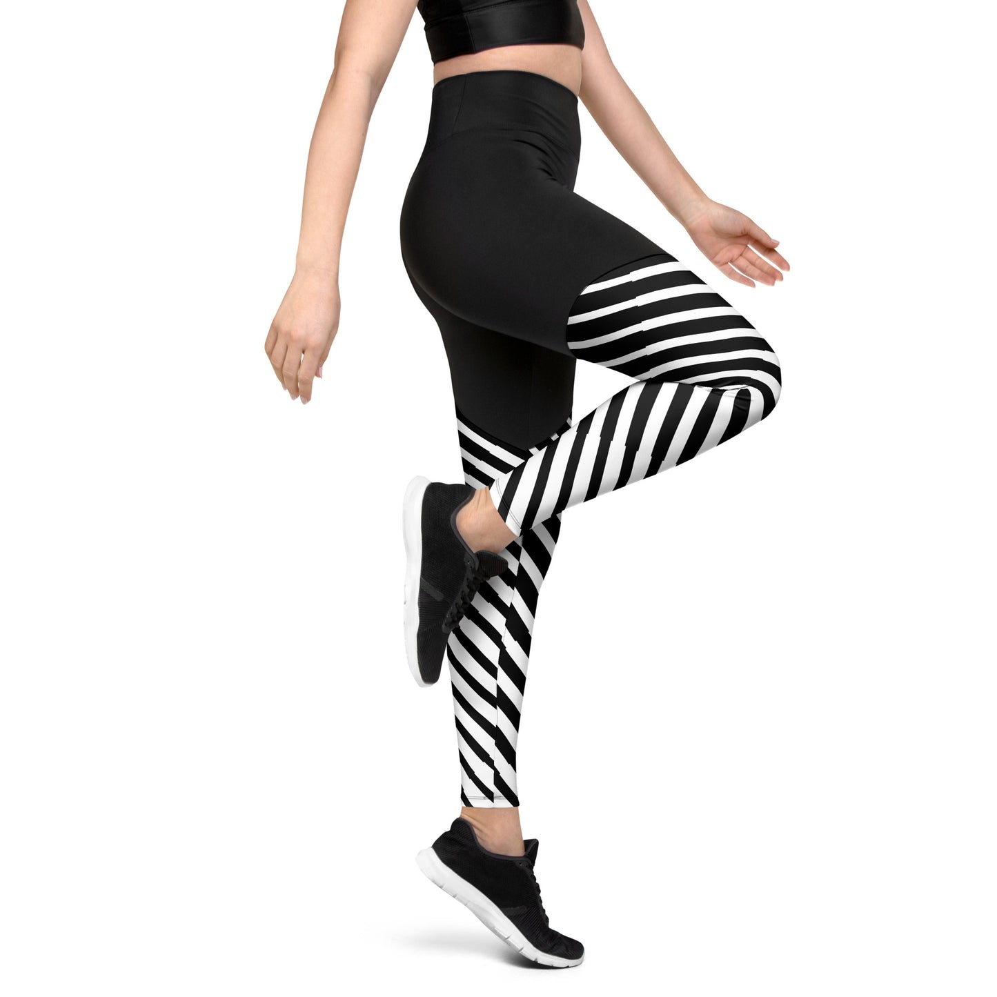 Women's Stripes Sports Leggings