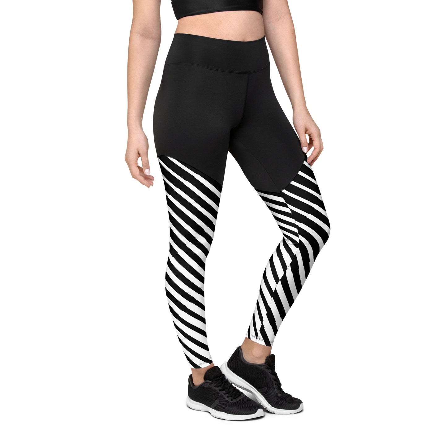 Women's Stripes Sports Leggings