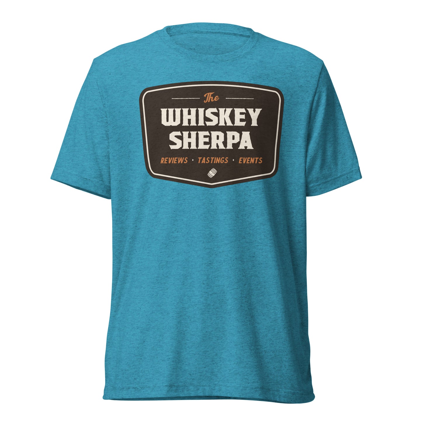 Whiskey Sherpa - Tri Blend Tee - Color Logo