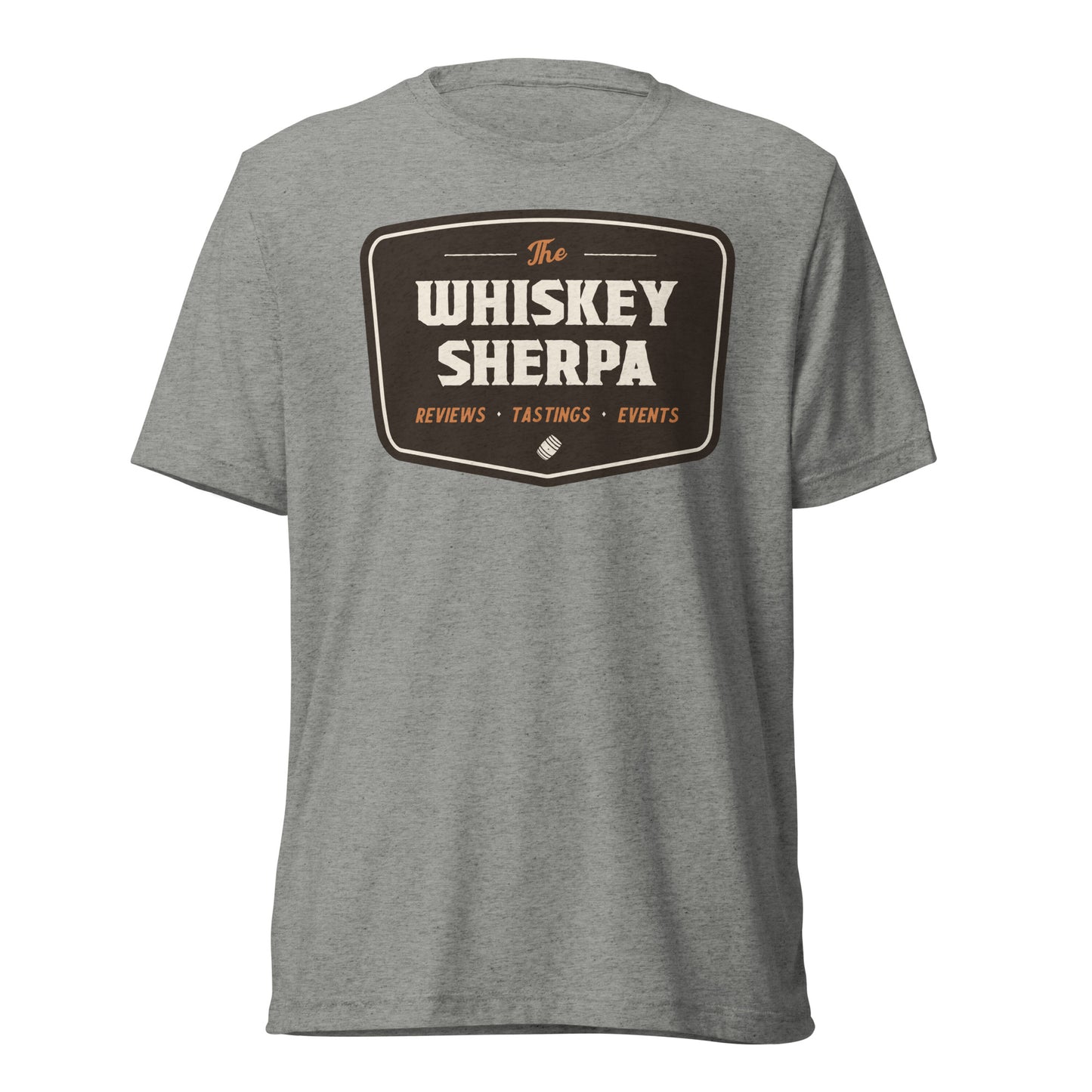 Whiskey Sherpa - Tri Blend Tee - Color Logo