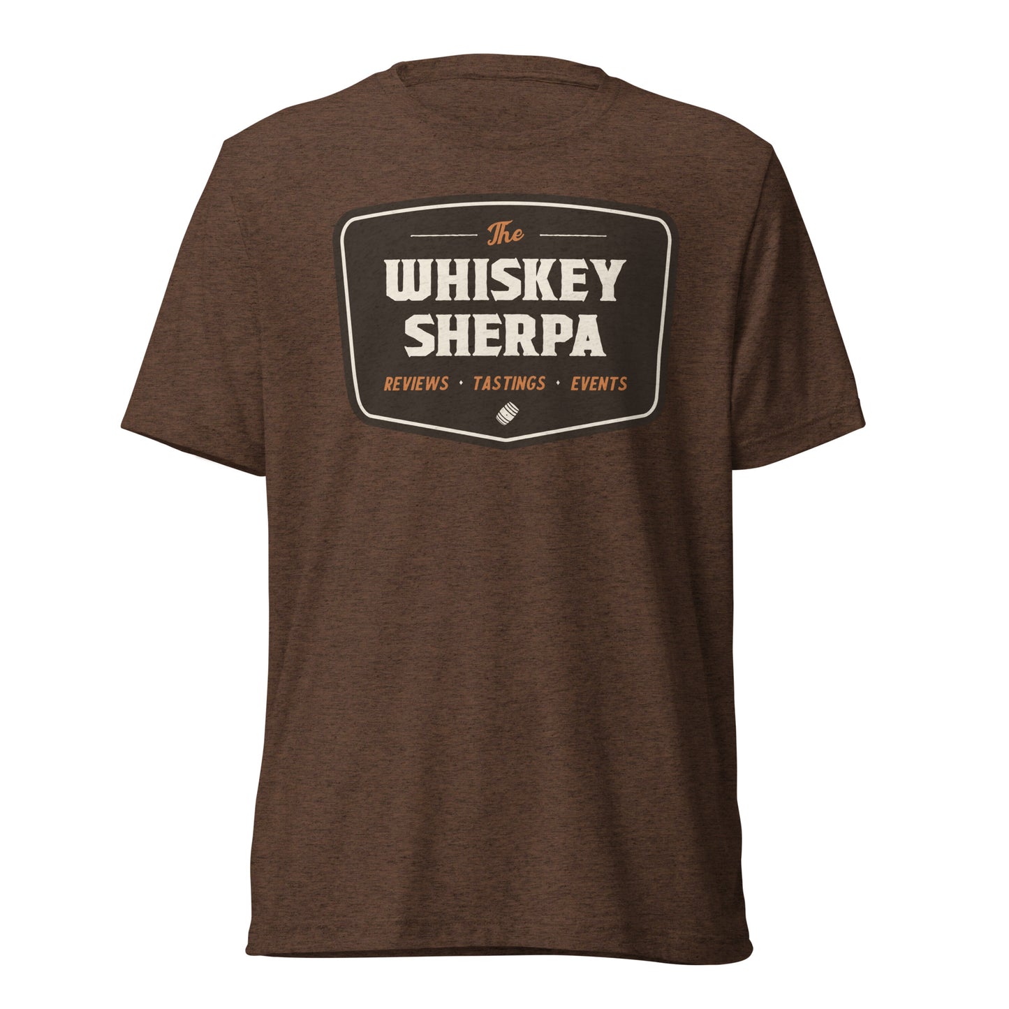 Whiskey Sherpa - Tri Blend Tee - Color Logo