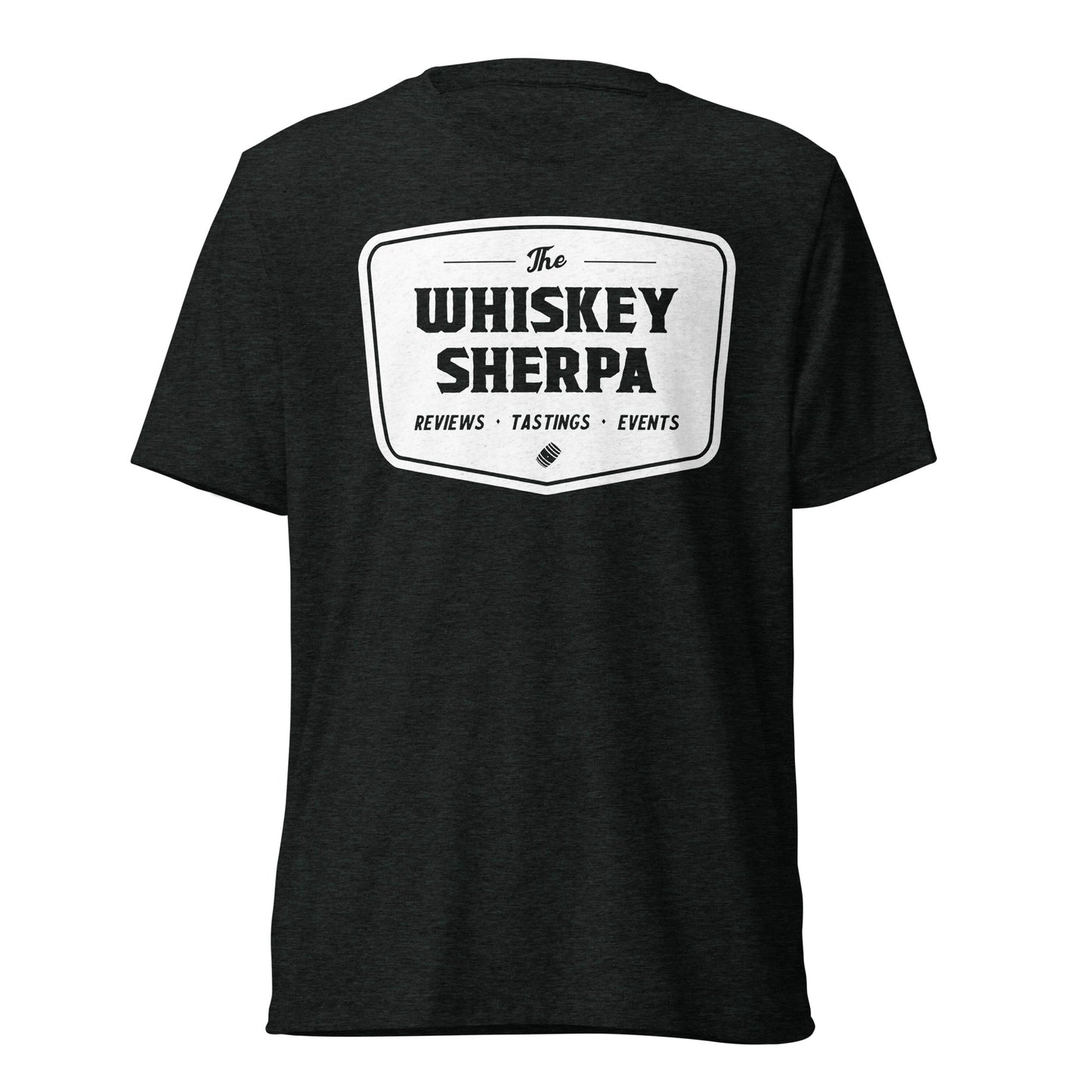 Whiskey Sherpa - Tri Blend Tee - White Logo