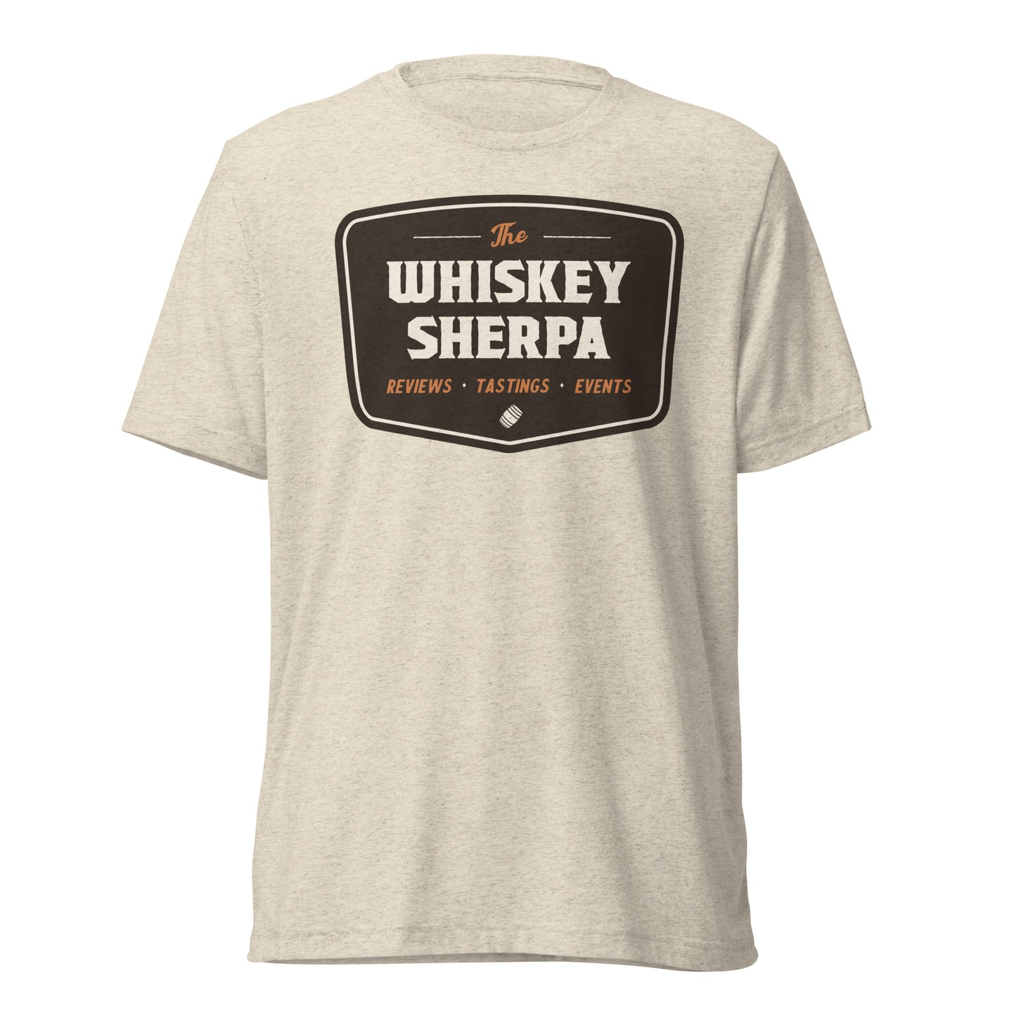 Whiskey Sherpa - Tri Blend Tee - Color Logo