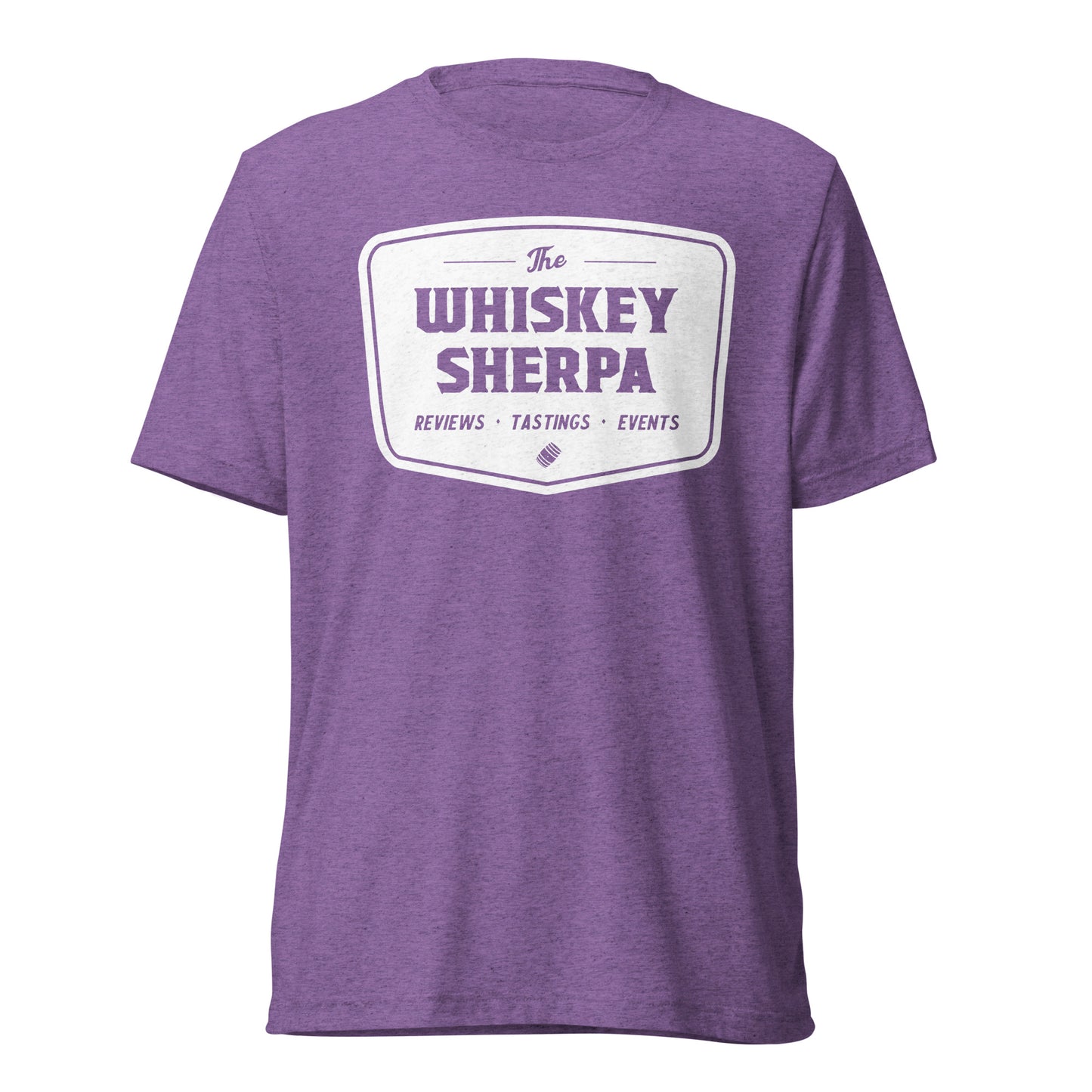 Whiskey Sherpa - Tri Blend Tee - White Logo