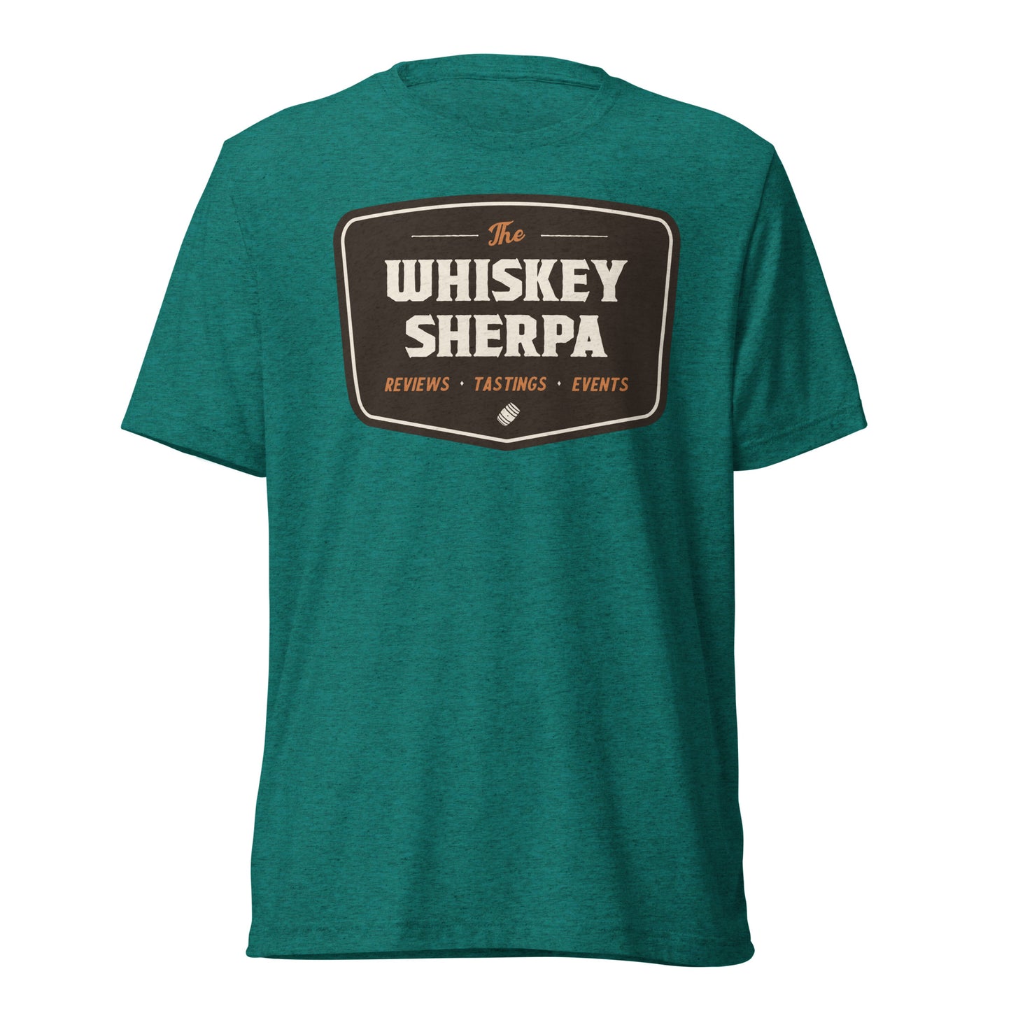 Whiskey Sherpa - Tri Blend Tee - Color Logo